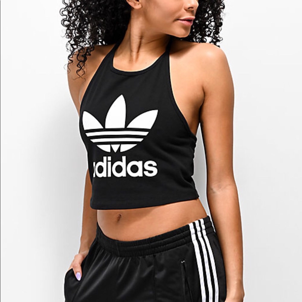 Adidas trifold halter top
